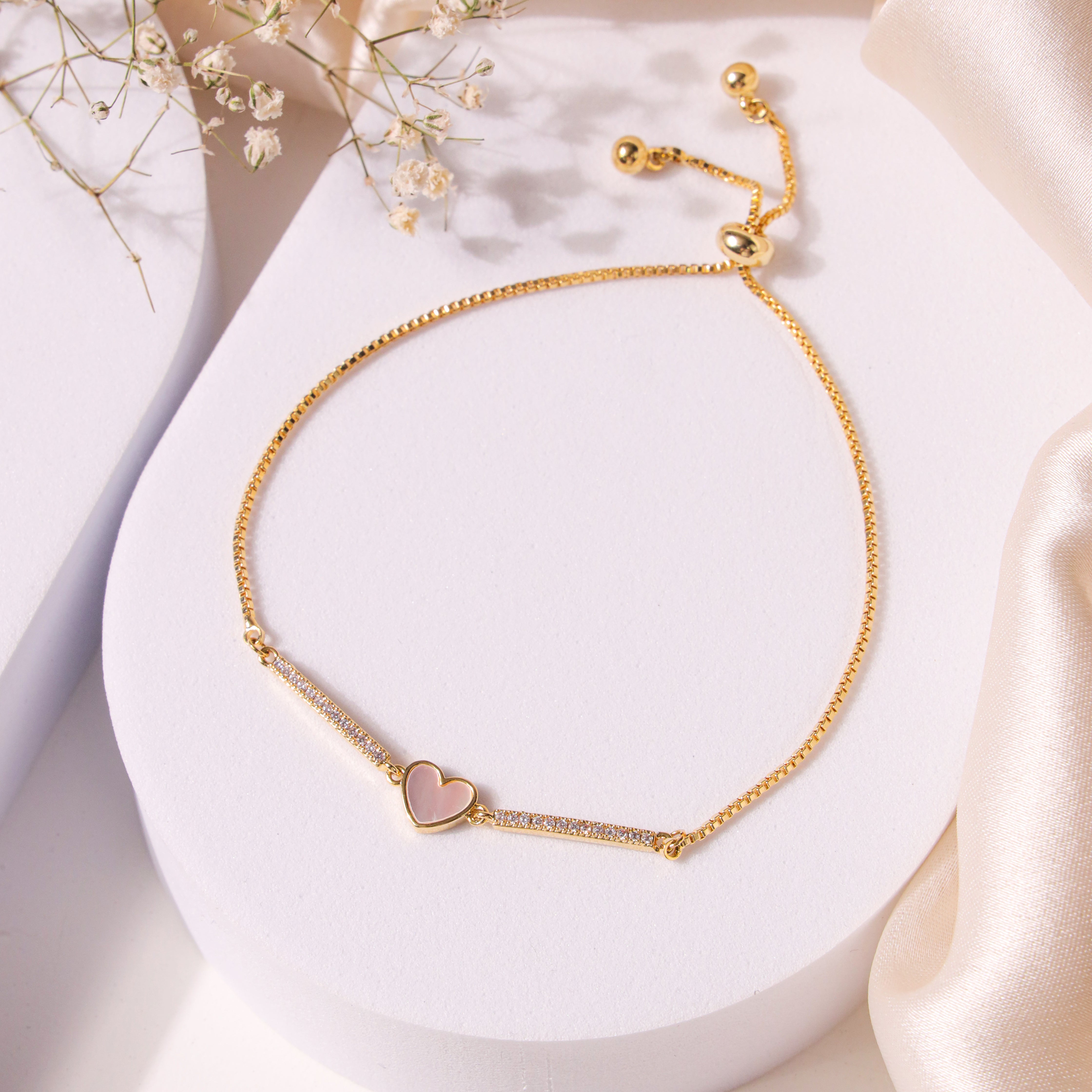 Mystical Heart Adjustable Bracelet