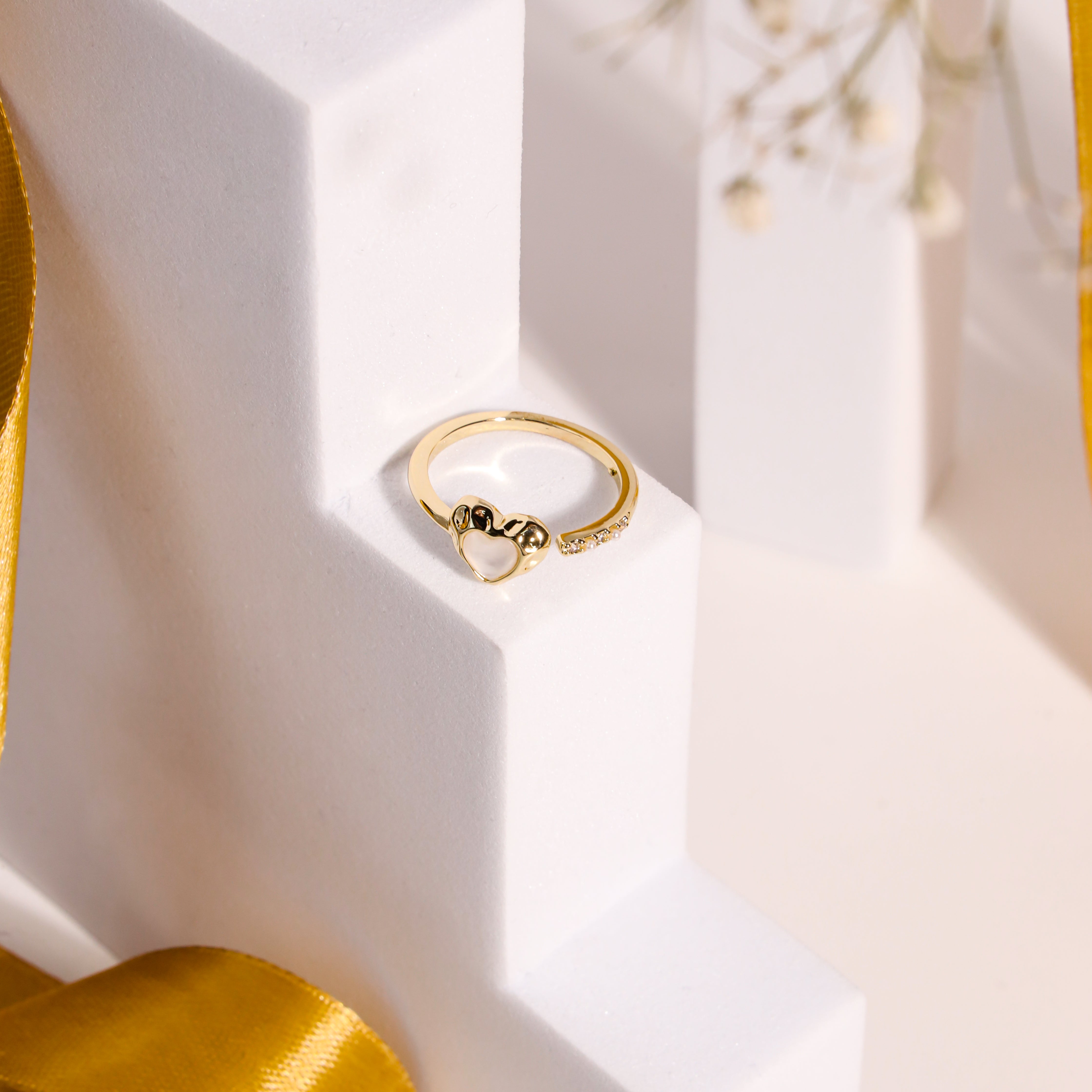 Celestial Heart Adjustable Ring