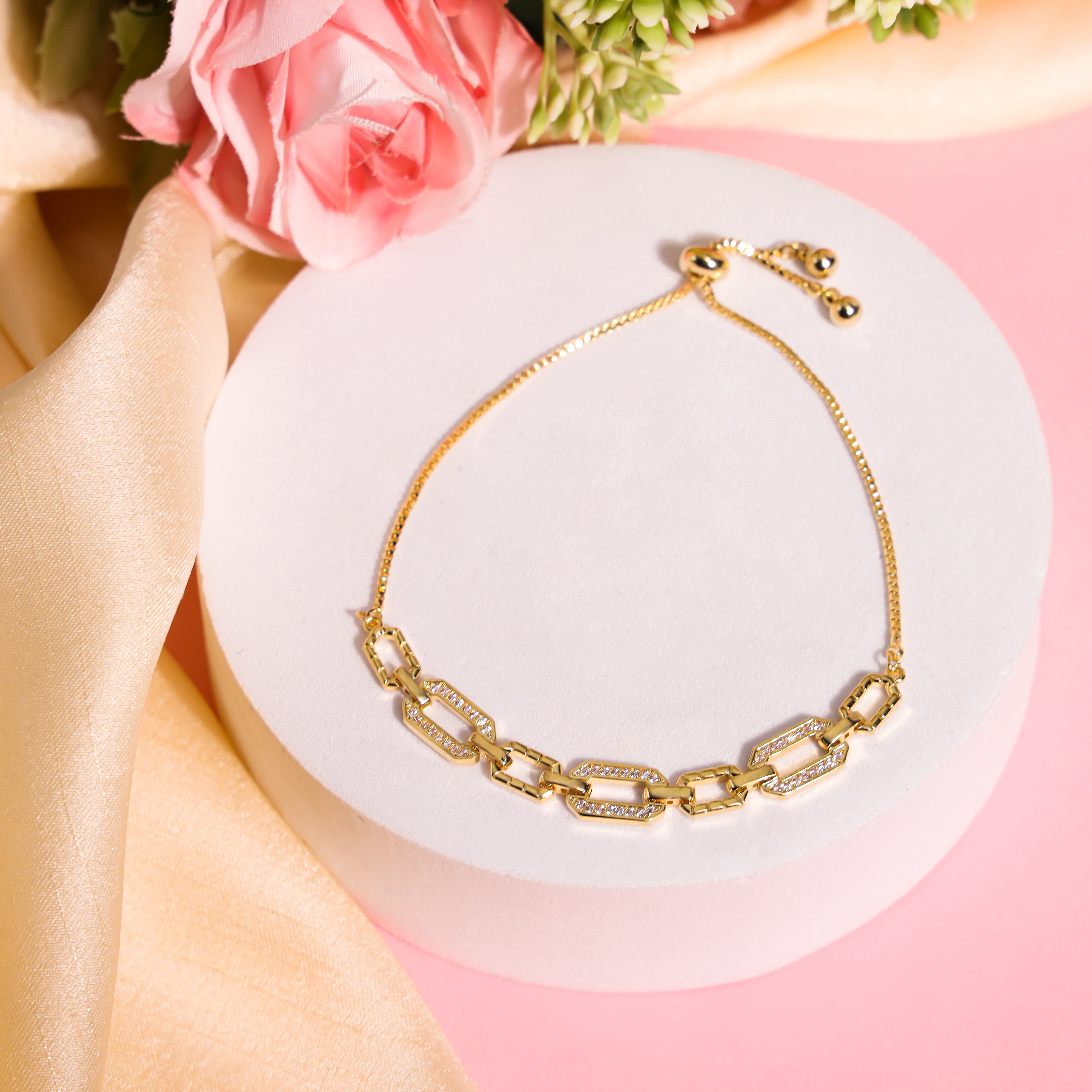 Cubic Adjustable Bracelet