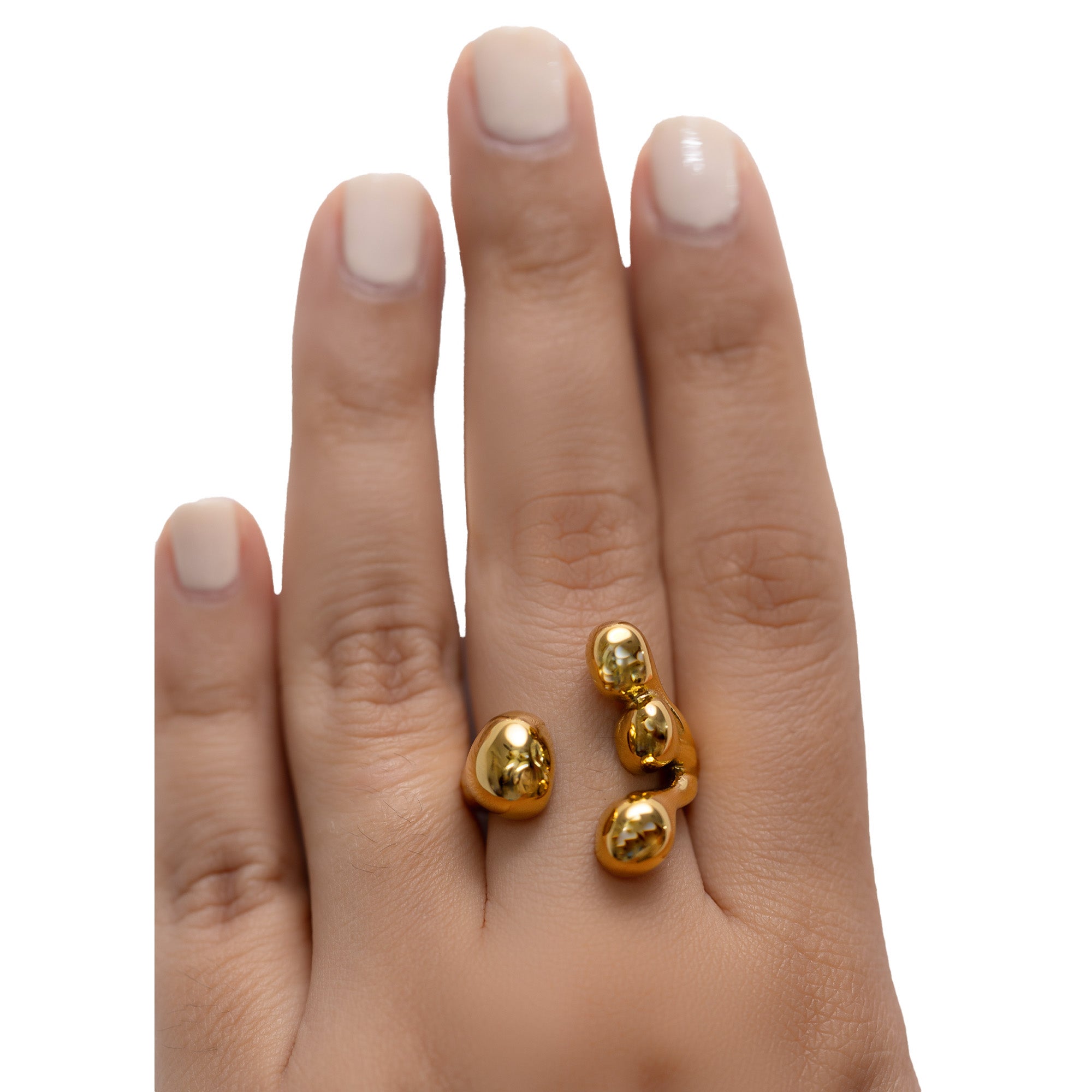 Chunky Wrap Around Ring 18K Gold Plated