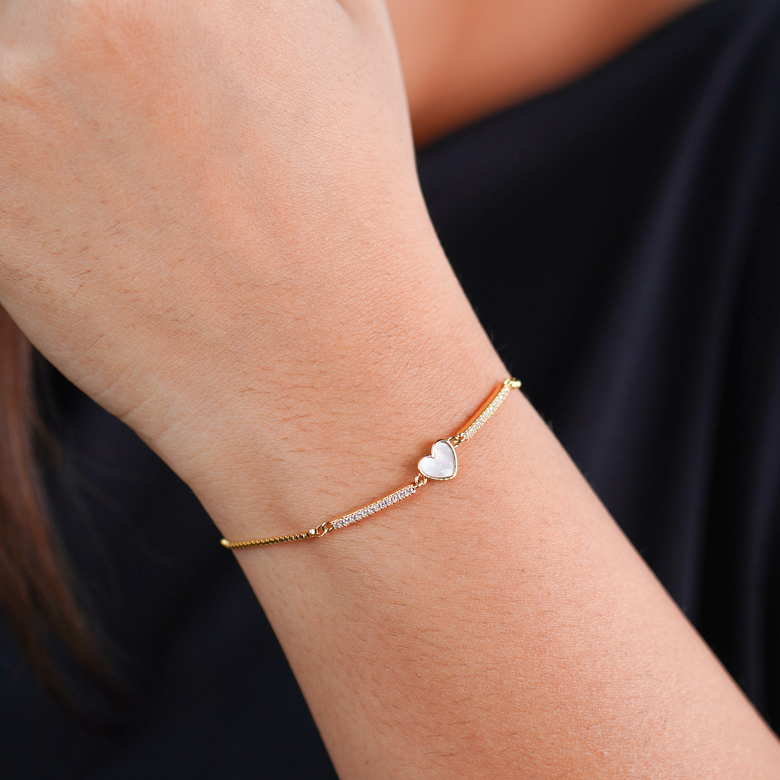 Mystical Heart Adjustable Bracelet