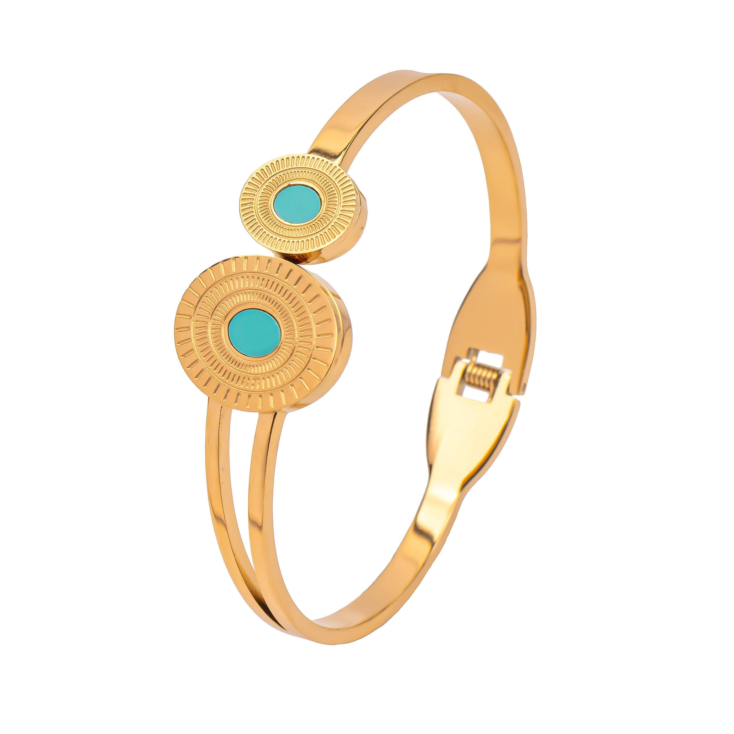 oval-turquoise-matte-bracelet-18k-gold-plated
