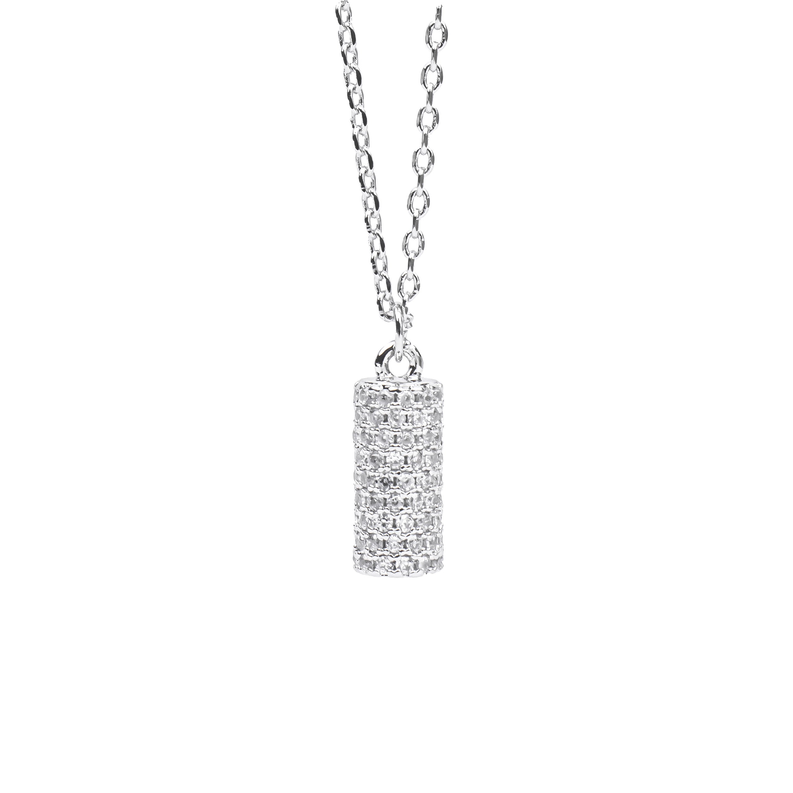 silver-barrel-drop-diamond-necklace